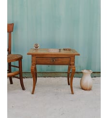 Table d'appoint en bois Francine N°1471- Produit chiné Debongout