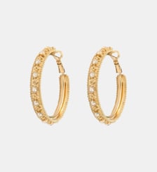 Grandes boucles d'oreilles tiges percées   - Farah Satellite