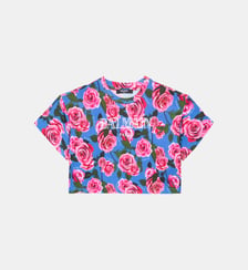 T-shirt à manches courtes imprimé Vintage Balmain
