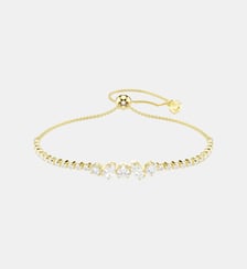 Bracelet Mesmera, Doré à l’or 18 carats (750/1000) Swarovski