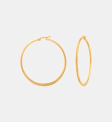 Boucles d'oreilles créoles petit modèle doré  giorgia Caroline Najman