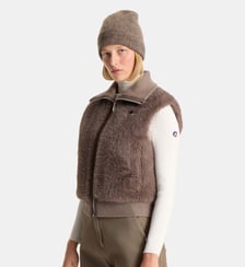 Veste sans manches piagae col polo coupe regular Fusalp