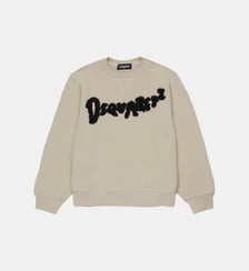 Sweat-shirt à col rond avec logo Dsquared2