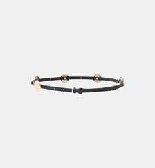Ceinture fine avec plaques brillantes 1 cm Pinko