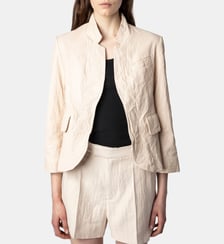 Blazer Verys Cuir Froissé Zadig&Voltaire