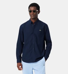 Chemise popeline légère regular fit Lacoste