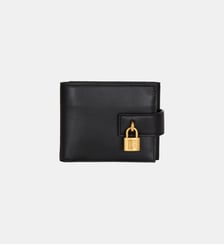 Portefeuille Pulse Trifold en cuir lisse Balmain