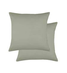 Lot de 2 taies satin de coton 120 fils Ava uni Garnier Thiebaut