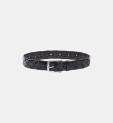 Ceinture tressée en cuir Sandro
