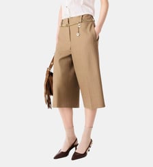 Bermuda tailleur à plis Maje
