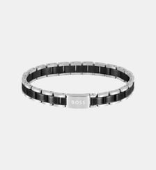 METAL LINKS ESSENTIALS ACIER ET NOIRPCE. BOSS