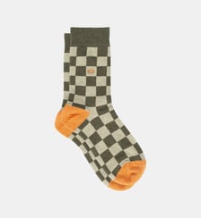 Chaussettes en coton peigné carreaux Billybelt