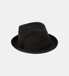 chapeau Biblos noir en coton Agnès b.