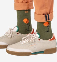 Chaussettes en coton peigné à motifs Billybelt