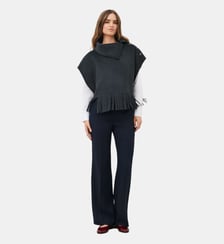 Poncho hofrany - Motif uni Caroll