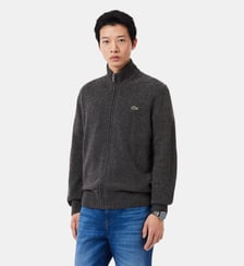 Pull zippé laine Lacoste