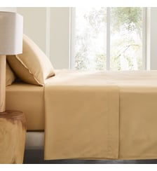 Drap plat en satin de coton lavé AM.PM