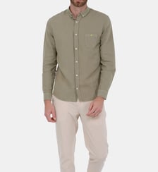 Chemise slim en lin et coton Gili's