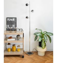 Lampadaire à trois globes Julien N°371- Produit chiné Debongout