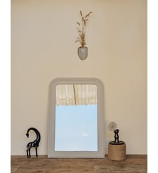 Miroir blanc Louis Philippe Igor N°938- Produit chiné Debongout