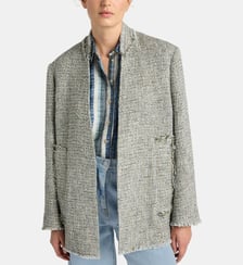 Veste catalina en natte lurex Momonì
