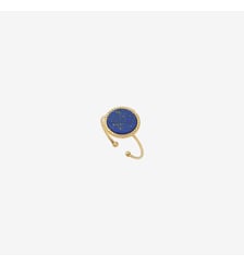 Bague lapis lazuli plaquée or - lady Caroline Najman