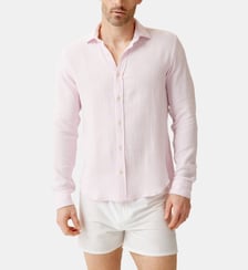 Chemise manches longues en gaze de coton - Rose Arthur