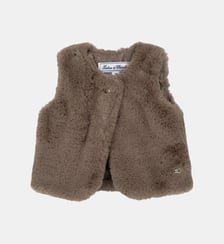 Gilet -  moyen imitation fourrure Tartine Et Chocolat