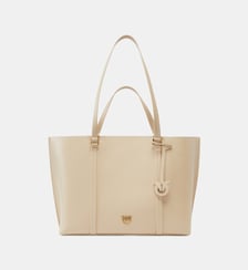 Grand cabas en cuir foulonné Pinko