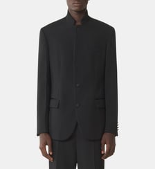 Veste Col Officier En Laine Lanvin