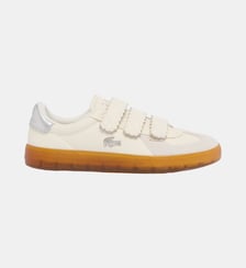 Sneakers Baseshot Pro Strap femme en cuir Lacoste