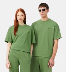 T-shirt loose fit jersey épais Lacoste