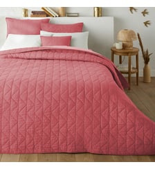 Couvre lit boutis matelassé coton Zig Zag Scenario La Redoute Interieurs