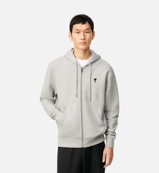 Hoodie Zippé Ami De Coeur En Coton AMI Paris
