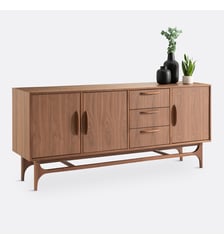 Buffet enfilade plaqué noyer La Redoute Interieurs