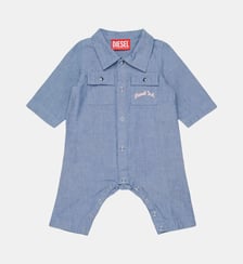 Combinaison chemise avec logo Diesel Kids