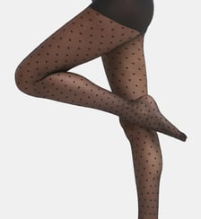 Collant Lover à motif coeurs Style Dim