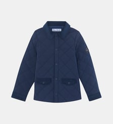Manteau -  matelassé col pointu côtelé Tartine Et Chocolat