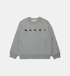 Sweat-shirt à col ras du cou avec logo Marni Marni