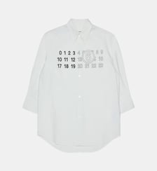 Chemise avec logo imprimé MM6 Maison Margiela