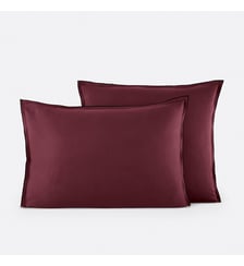 Taie d'oreiller en satin de coton lavé, 118 fils La Redoute Interieurs