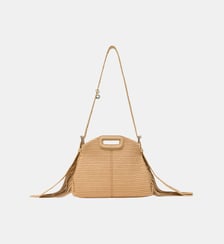 Sac Miss M mini effet raphia Maje