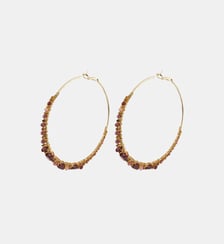 Boucles d'oreilles larges créoles   - Iancura Satellite