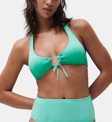 Haut de maillot de bain sans armature plongeant coques amovibles Chantelle Pulp