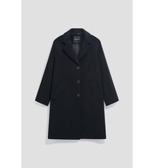 Manteau droit en laine vierge - AILA Gerard Darel