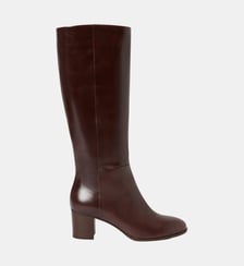 Bottes en cuir marron à talon - LIZZIE Pablo