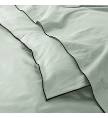 Housse de couette de satin de coton lavé, 118 fils La Redoute Interieurs