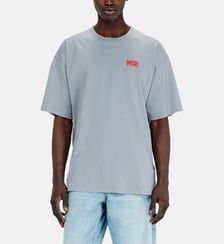 T-shirt en coton avec imprimé Diesel Biscotto Diesel