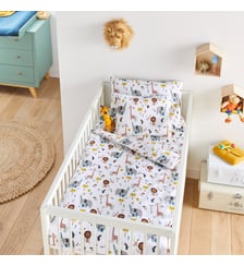 Housse de couette bébé en coton bio La Redoute Interieurs