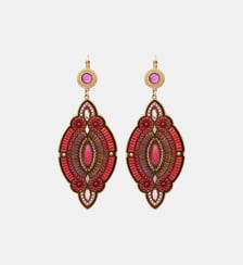 Boucles d'oreilles pendantes dormeuses   - Circus Satellite